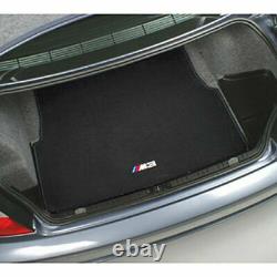 2001-2006 BMW E46 M3 Embroidered Carpet Luggage Trunk Mat Genuine 330Ci 325Ci