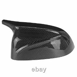 2X Side Mirror Cover Caps Real Carbon Fiber For BMW X3 X4 G01 G02 X5 X6 X7 G05