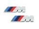 2 X Genuine New Bmw M Wing Badge Fender Logo For 1 2 3 4 5 X5 Series 51148058881