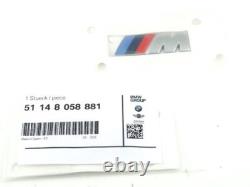 2 x Genuine New BMW M WING BADGE Fender Logo For 1 2 3 4 5 X5 Series 51148058881