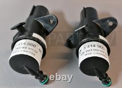 2x NEW GENUINE BMW E81 E87 E88 E83 M HEADLIGHT WASHER SPRAY NOZZLE 3414960