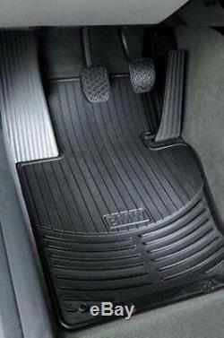 4 BMW OEM Genuine Black E70 X5 E71 X6 Rubber Floor Mats Free Shipping