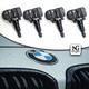 4×genuine Bmw F15 F16 F20 F21 F23 F30 F31 F32 Tpms Tyre Pressure Sensor Black