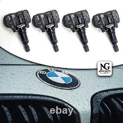 4×GENUINE BMW F15 F16 F20 F21 F23 F30 F31 F32 TPMS Tyre Pressure Sensor black