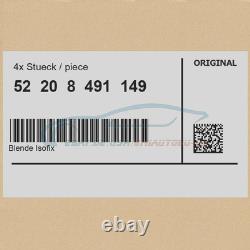 4x Genuine BMW 52208491149 Trim Isofix