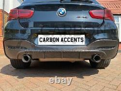 BMW 1 Series Real Carbon Fibre Fiber Rear Diffuser Bumper F20 F21 M135i M140i