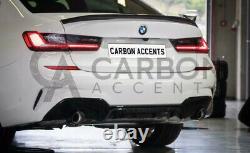 BMW 3 Series G20 Real Carbon Fibre Fiber Rear M Performance Spoiler