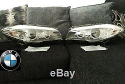 BMW 5 Series F10 F11 Headlights Headlamps Halogen Pair GENUINE NEW