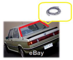 BMW E21 320 Rear Window Mouldings Chrome GENUINE outside window trim set of 2pc