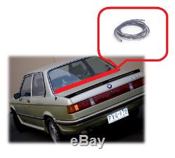 BMW E21 320 Rear Window Mouldings Chrome GENUINE outside window trim set of 2pc