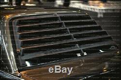 BMW E30 REAR WINDOW LOUVER Jalousie AutoPlas Weyer louvre 6 slat REAL PLASTIC