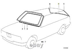 BMW E30 Touring Rear Screen Lower Trim Seal Cover Strip 51311947248 New Genuine