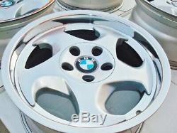 BMW E34 M5 Genuine 17x9 & 17x8 OEM #21 M-System Wheels E24 E28 E30 M3 E31 E9 M6