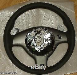 BMW E46 Genuine OEM 2000-2006 CSL M3 SMG Alcantara Steering Wheel NEW