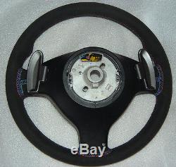 BMW E46 Genuine OEM 2000-2006 CSL M3 SMG Alcantara Steering Wheel NEW