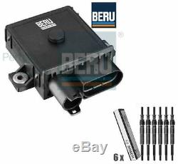 BMW E60 525,530,535d Glow Plug Control Unit Relay Module & Glow Plugs BERU BOSCH