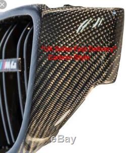 BMW F80 M3 F82 M4 F32 F33 F36 4 series Genuine Carbon Fiber Grill Covers