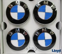 BMW Floating spinning self levelling Wheel Centre Hub Caps 65mm New Genuine x4