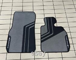 BMW Floor Mats M Performance Front Rubber Pair F30 F31 3 Series Genuine 2407304