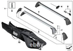 BMW Genuine Aluminium Lockable Roof Bars Rack F20 F21 Gen 2 82712361813