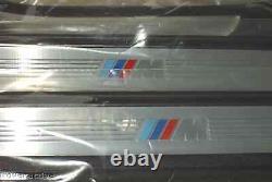 BMW Genuine E90 E91 3 Series 2006-2012 Sedan Wagon M Door Sill Trim Strips OEM