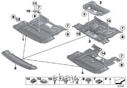 BMW Genuine Engine Compartment Shielding M Adapter Fits F10 F10 LCI 51757905276