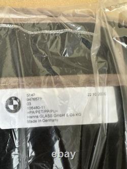 BMW Genuine Floor Mat Set suitable for X1 F48 X2 F39 Black with Walnut Piping