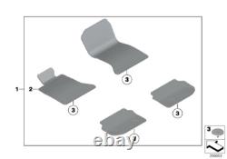 BMW Genuine Floor Mats Set Velours Anthracite Interior Fits F07 51477234877