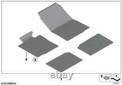 BMW Genuine Floor Mats Set Velours Anthracite LHD Fits E92 E92 LCI 51477316595
