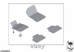 BMW Genuine Floor Mats Set Velours Oyster LHD Fits F12 F12 LCI 51477230385
