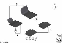BMW Genuine Front Floor Mats Set Anthracite Fits F32 F32 LCI F33 51477910602