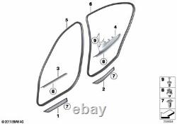 BMW Genuine Front Right Driver Side Door Sealing Fits F36 F36 LCI 51727409194