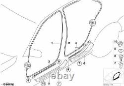BMW Genuine Front Right Driver Side Entrance Cover Black Fits E39 51478178120