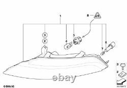 BMW Genuine Front Right OS Turn Indicator Light Lamp White 63137165806