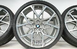 BMW Genuine G20 G22 RDCi Wheel & Tyre Set 795M Grey M Performance 36112459546