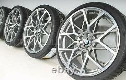 BMW Genuine G20 G22 RDCi Wheel & Tyre Set 795M Grey M Performance 36112459546