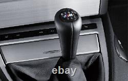 BMW Genuine Gear Shift Stick Knob M Leather 6-Speed Sport Gearshift 25117896884