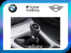 BMW Genuine M Gear Shift Knob+Gaiter Leather 6-Speed 3 Series Black 25118037309