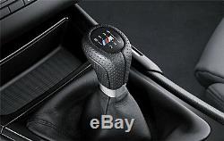 BMW Genuine M Gear Shift/Stick Knob+Gaiter Leather Black 1 Series 25118037305