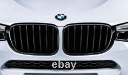 BMW Genuine M Performance Front Left Ornamental Grille Gloss Black 51712337762