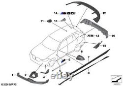 BMW Genuine M Performance Right Driver Side OS Ornamental Grille 51135A3E058