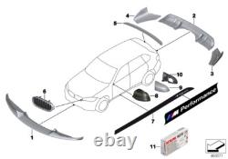 BMW Genuine M Performance Right OS Left Side Sill Foil Fits F15 F16 51142348319