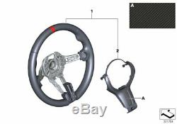 BMW Genuine M Performance Steering Wheel Cover Alcantara Carbon 32302231982