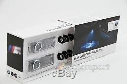 BMW LED Door Projectors OEM Genuine, Set of 2, 1 2 3 4 5 6 7 Series 63312414105