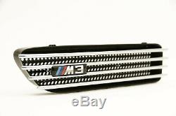 BMW M3 E46 Coupe & Convertible Series Side Fender Grill Set Genuine OEM