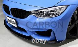 BMW M3 M4 F80 F82 F83 Real Carbon Fibre 3D Evolved Front Splitter Lip 14-19