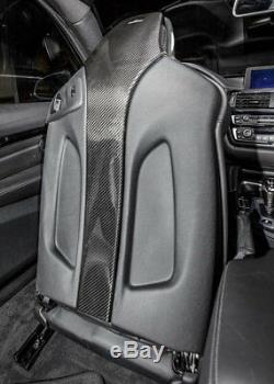 BMW M3/M4 F80 F82 Real Carbon Fiber Seat Back Cover Add-on