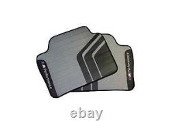 BMW M Performance Rubber Floor Mats Rear Set F30 F31 F80 F36 Genuine 2409932