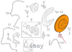 BMW X3 F25 Front Right+Left Brake Disc 34106879122 NEW GENUINE