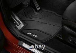 BMW X4 Front Rear Car Floor Mats Set G02 F98 All-Weather Genuine 51472451587